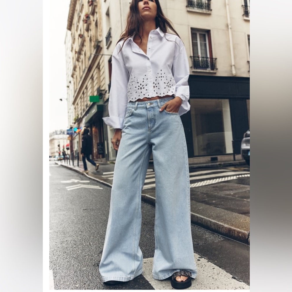 NWT Zara Palazzo Pant Size 6